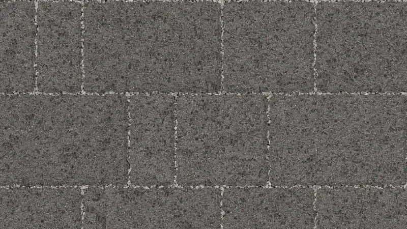 Textured charcoal block paving for a contemporary style