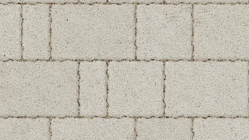 Light textured block paving for a subtle effect